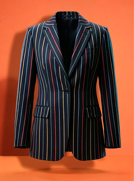 Heritage Stripe Tailored Blazer49:153 50:156