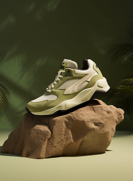 Sporty Green Casual Sneakers61:189 62:192